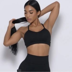 Bombshell sportswear sport bra size large blue color